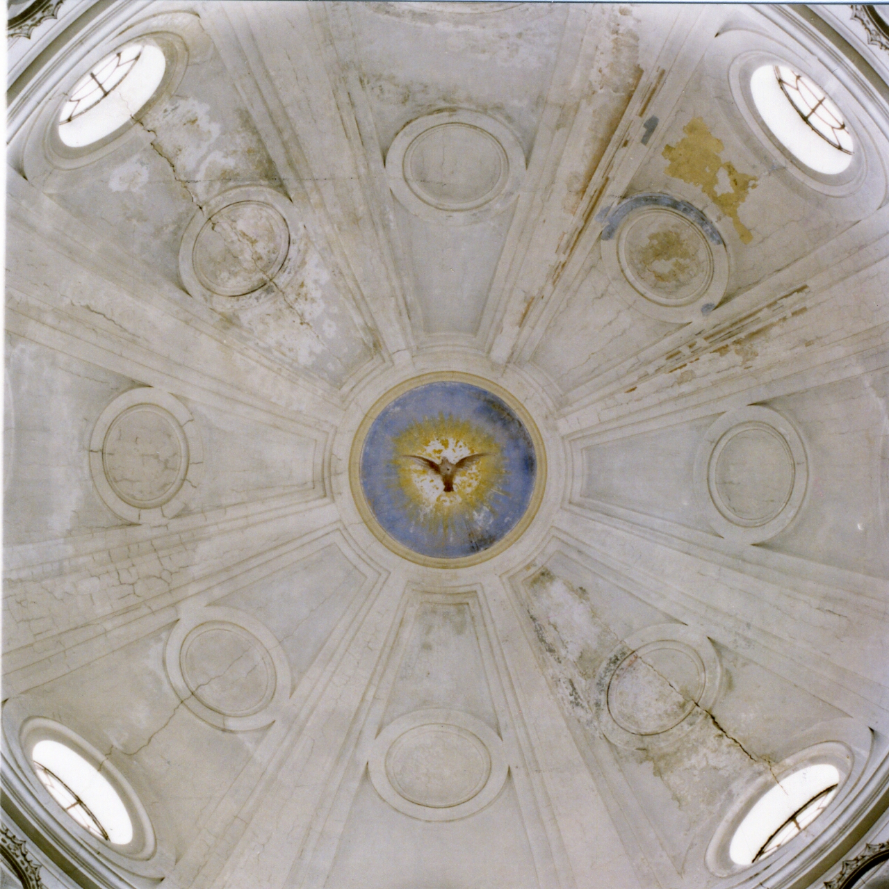 colomba dello Spirito Santo (dipinto, elemento d'insieme) - ambito napoletano (terzo quarto sec. XIX)