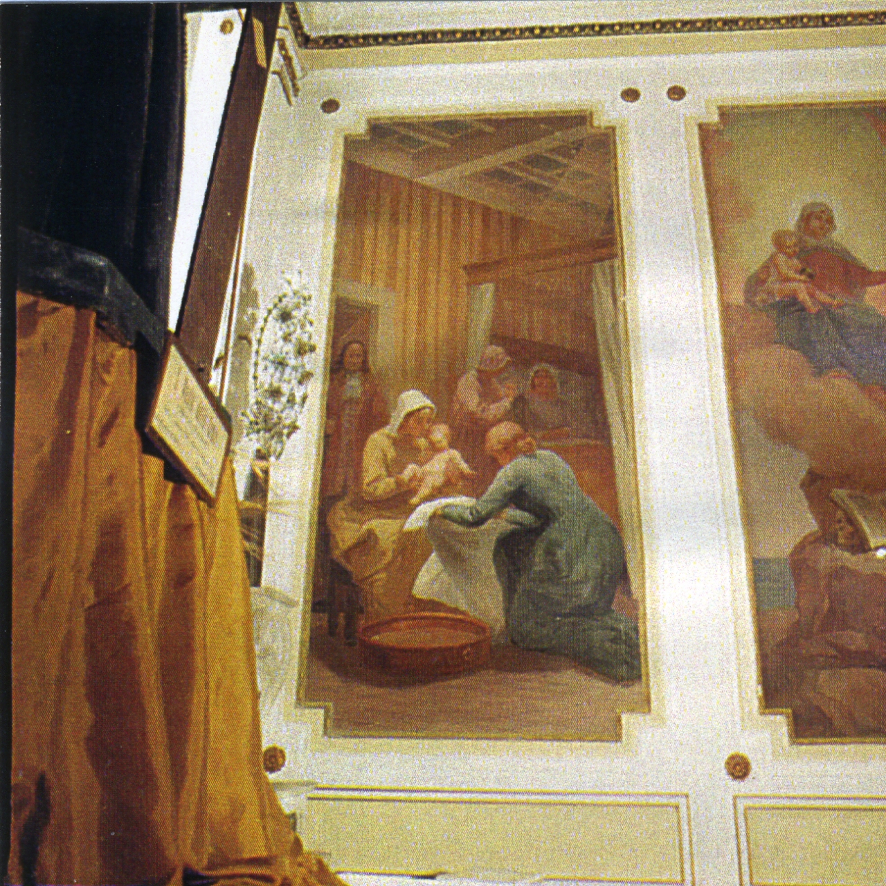 nascita di San Paolo della Croce (dipinto) di Ballerini Ettore (sec. XX)