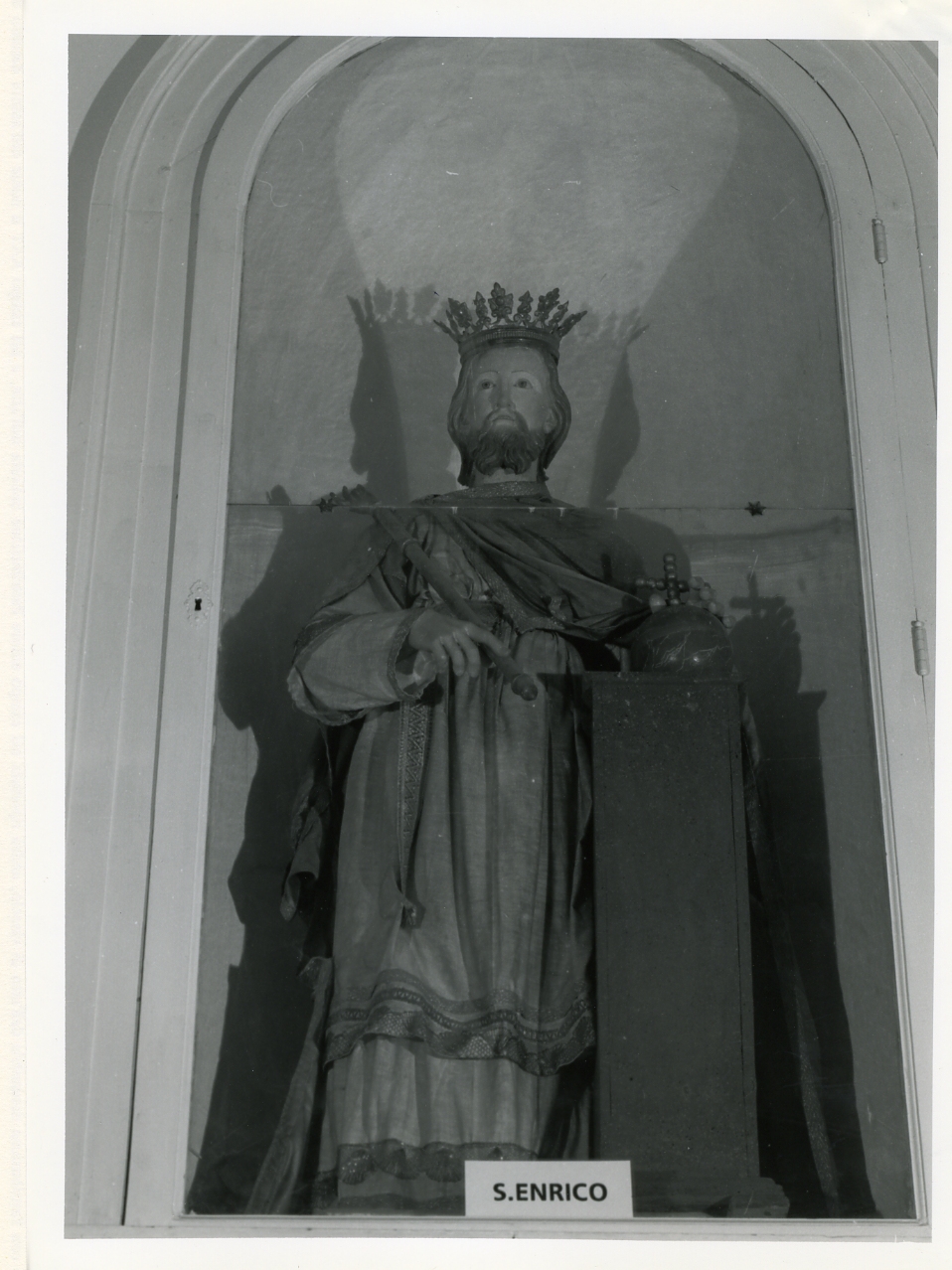 Santo (statua) - bottega campana (inizio sec. XX)