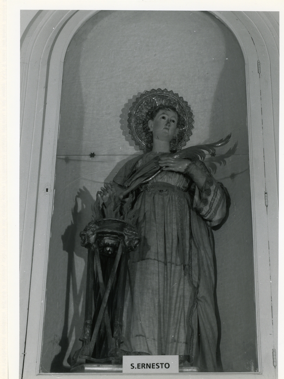 Santo (statua) - bottega campana (inizio sec. XX)