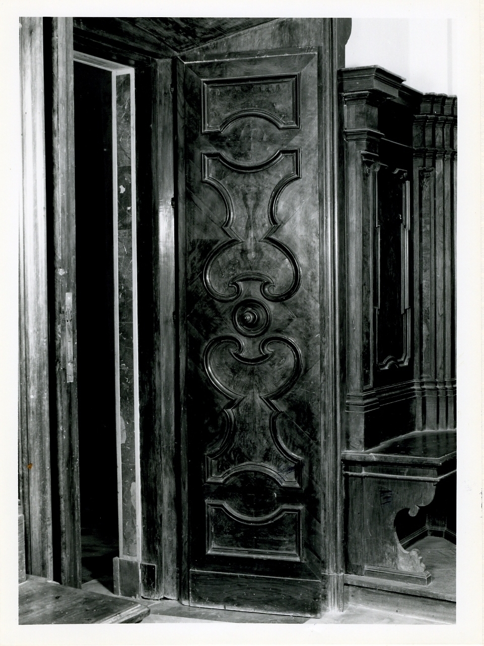 porta - a due battenti, serie - bottega napoletana (sec. XVIII)