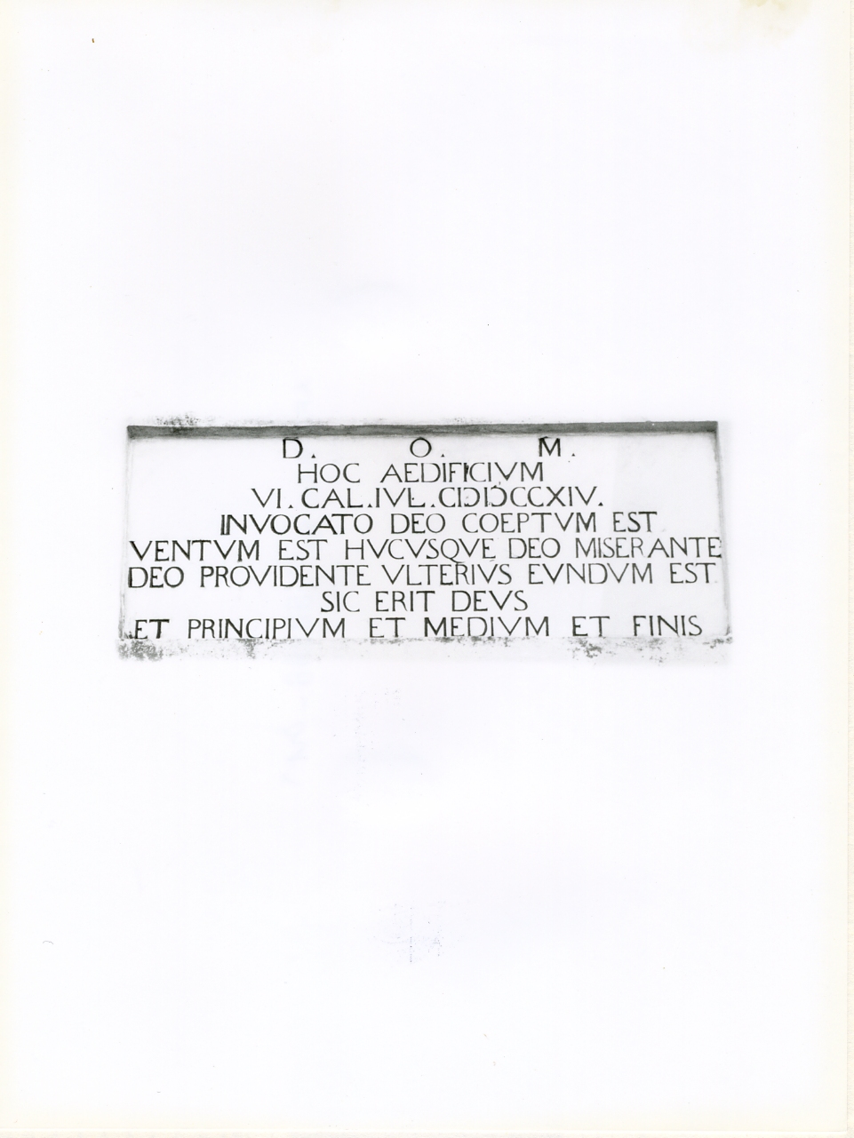 lapide commemorativa - bottega napoletana (sec. XVIII)