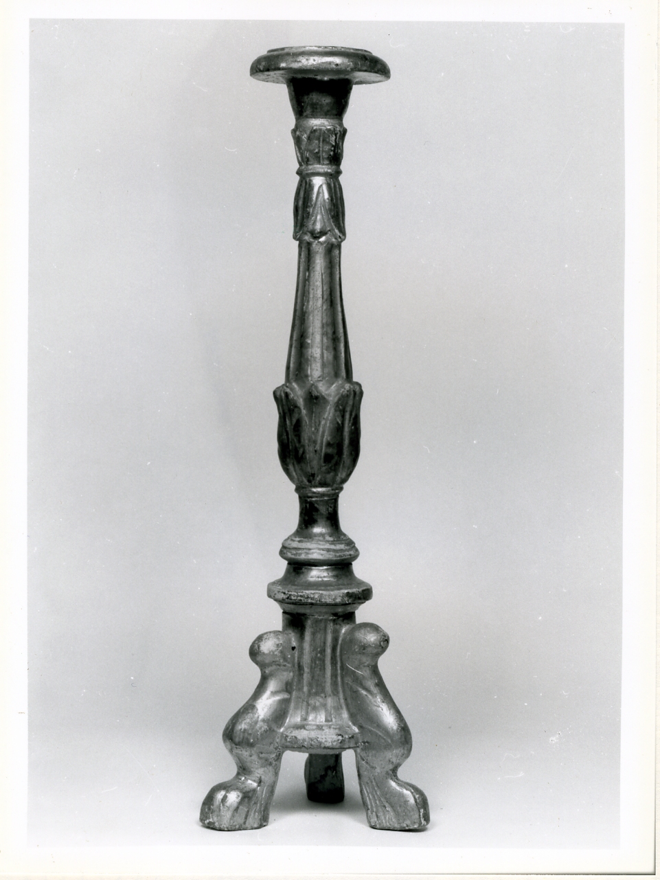 candelabro, serie - bottega napoletana (sec. XVIII)