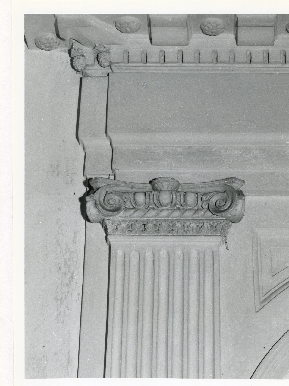 capitello di lesena, serie - bottega napoletana (sec. XIX)