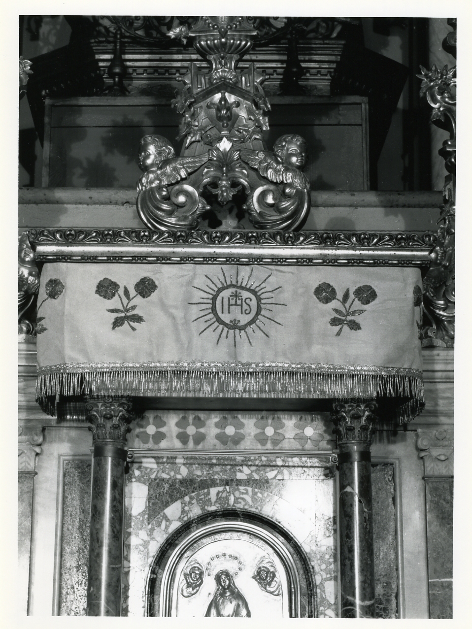 conopeo di tabernacolo - manifattura napoletana (sec. XIX)