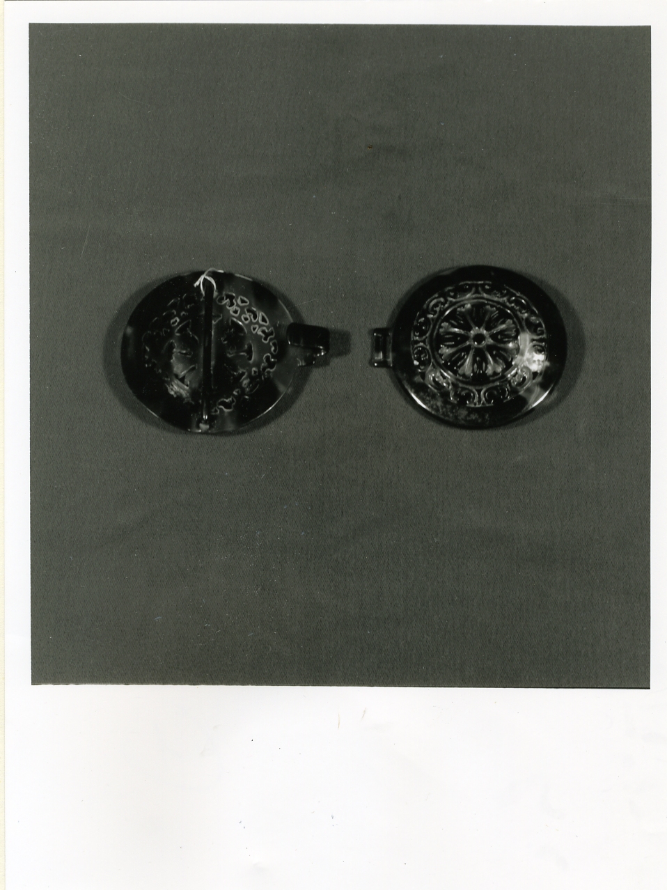 fibbia da cintura - bottega napoletana (fine/inizio secc. XIX/ XX)