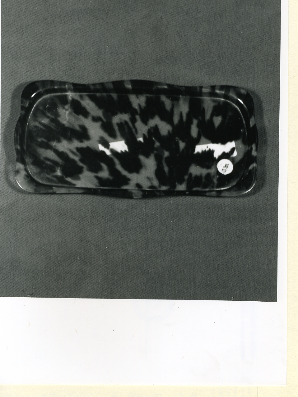 vassoio - bottega napoletana (fine/inizio secc. XIX/ XX)