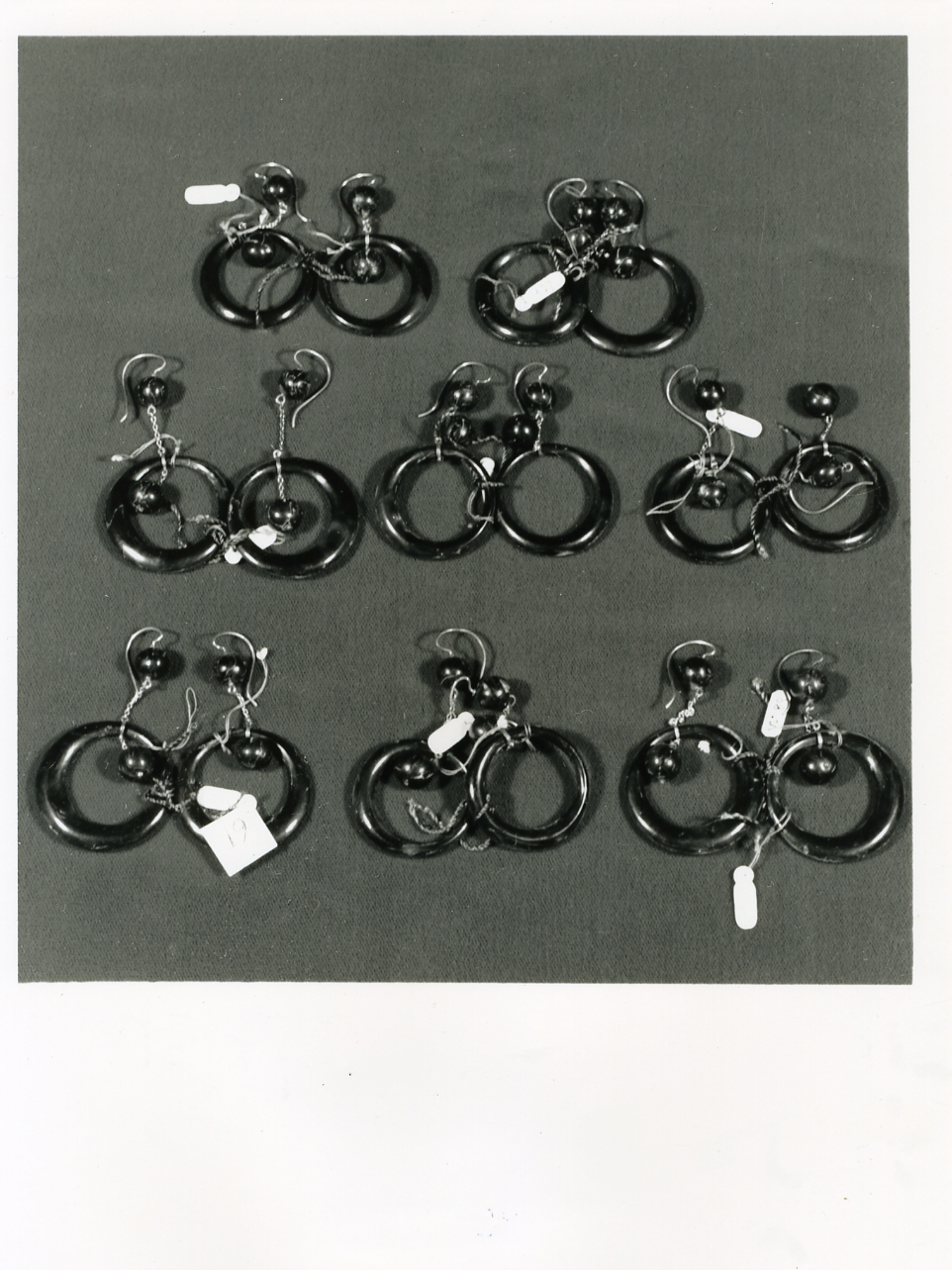 orecchino, serie - bottega napoletana (fine/inizio secc. XIX/ XX)