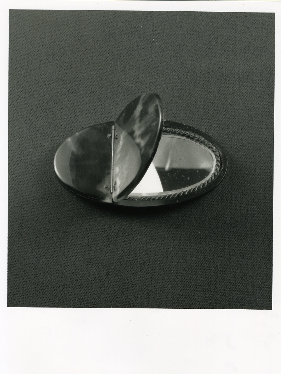 specchietto da borsa - bottega napoletana (fine/inizio secc. XIX/ XX)