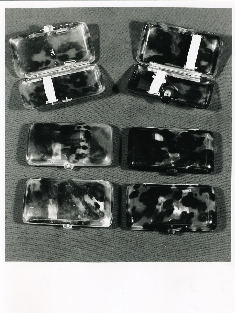 portasigarette, serie - bottega napoletana (prima metà sec. XX)