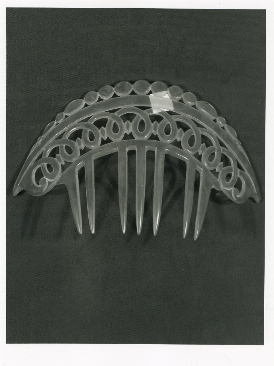 pettine - bottega napoletana (fine/inizio secc. XIX/ XX)