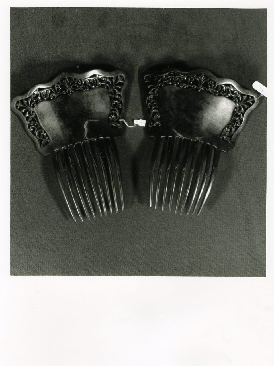 pettine, serie - bottega napoletana (fine/inizio secc. XIX/ XX)