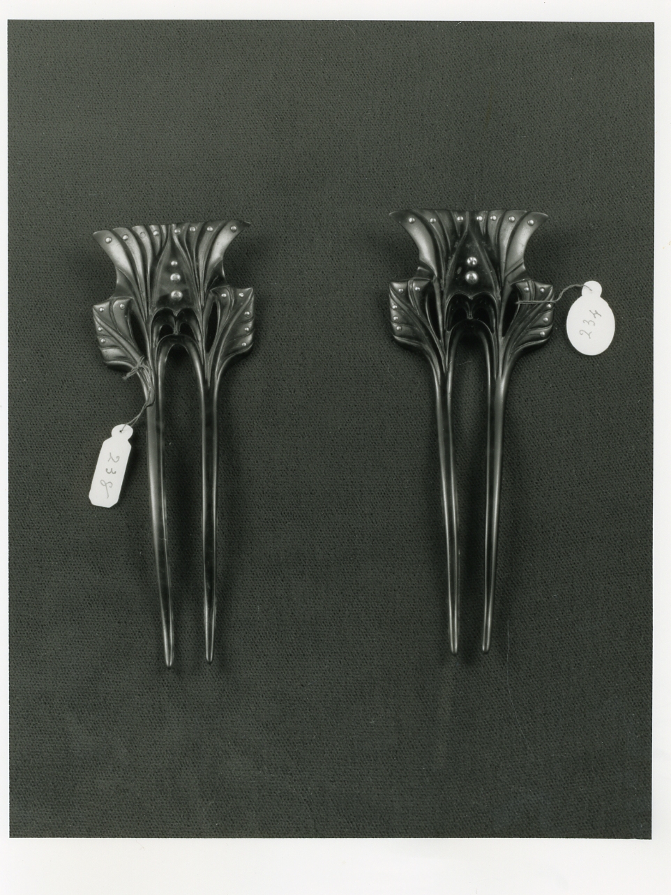 pettine, serie - bottega napoletana (fine/inizio secc. XIX/ XX)