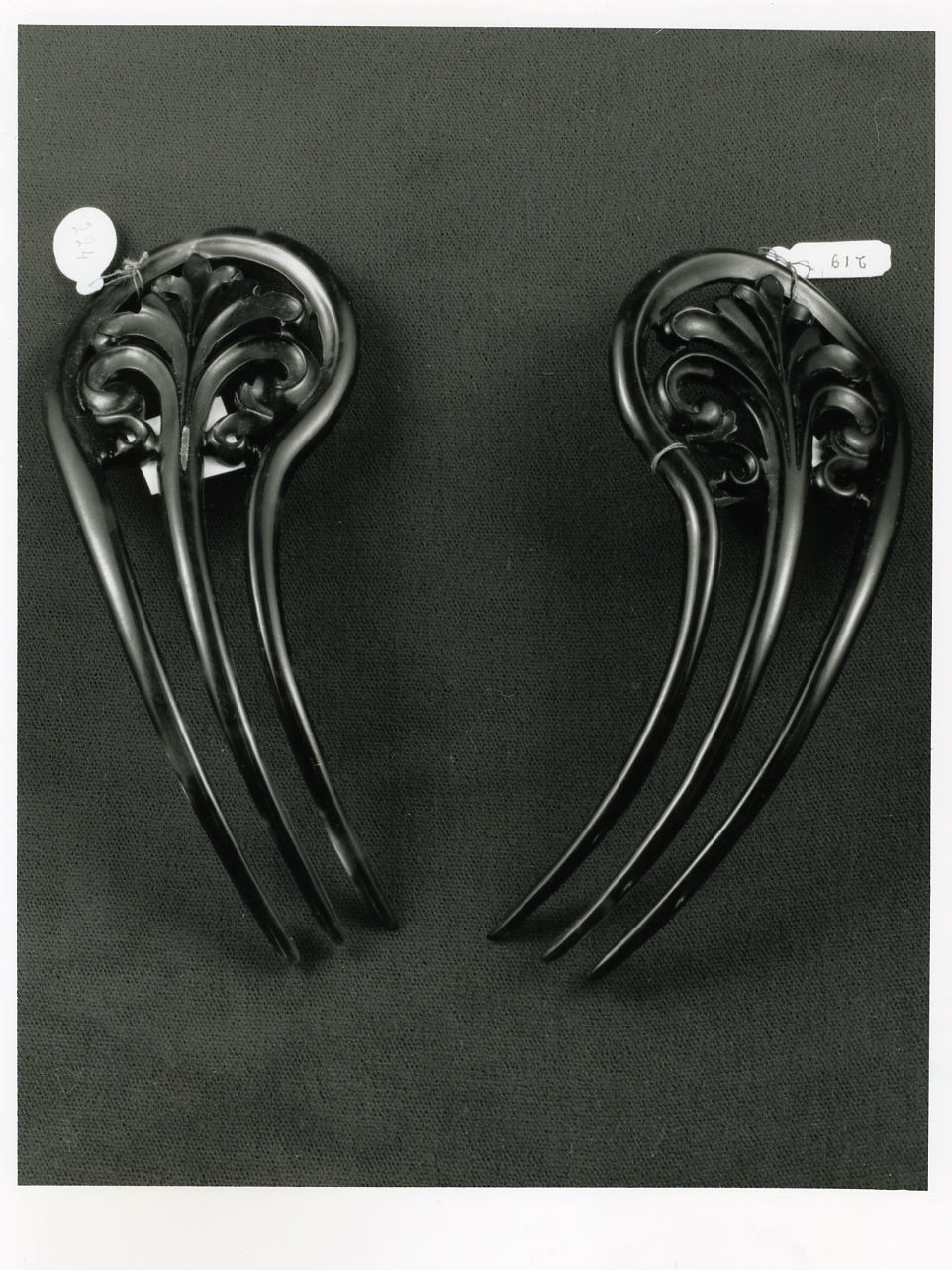 pettine, serie - bottega napoletana (fine/inizio secc. XIX/ XX)