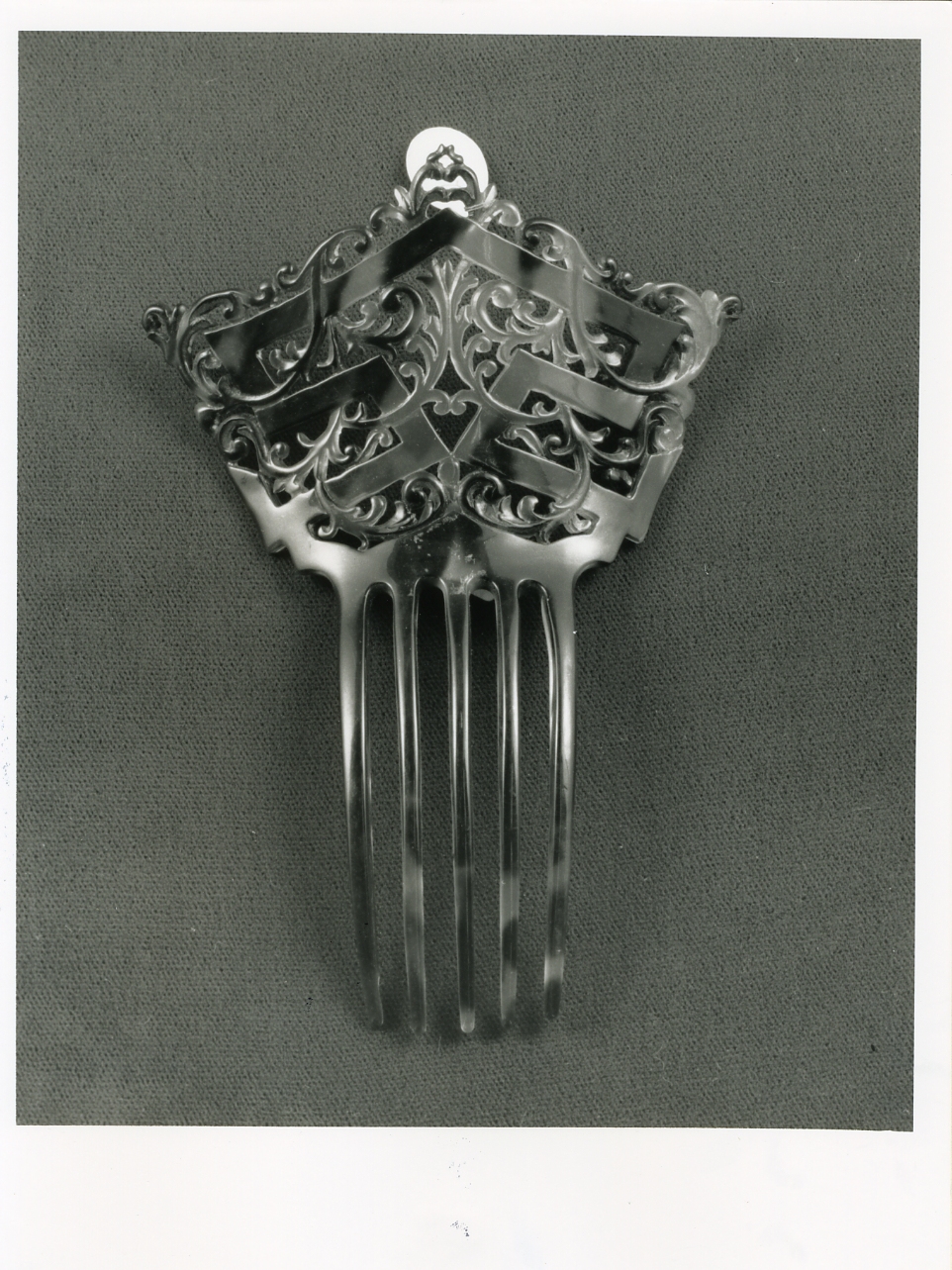 pettine - bottega napoletana (fine/inizio secc. XIX/ XX)