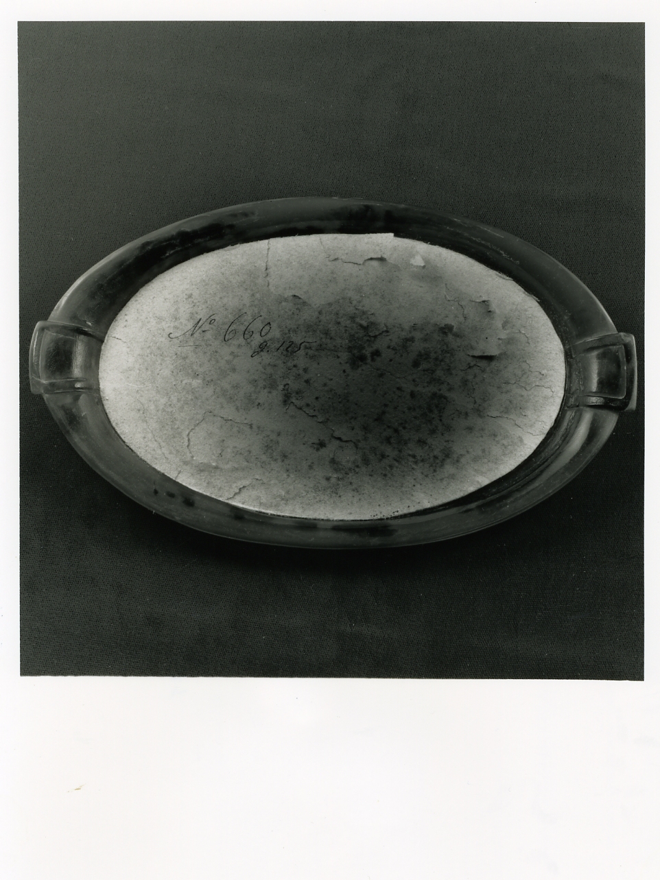 vassoio - bottega napoletana (fine/inizio secc. XIX/ XX)