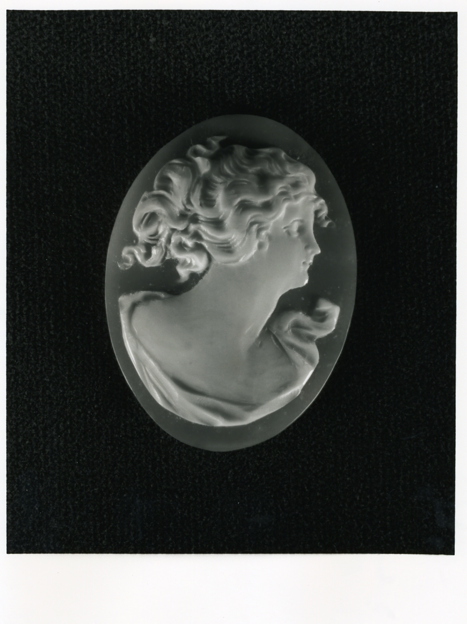 testa di donna (cammeo) - bottega napoletana (inizio sec. XX)