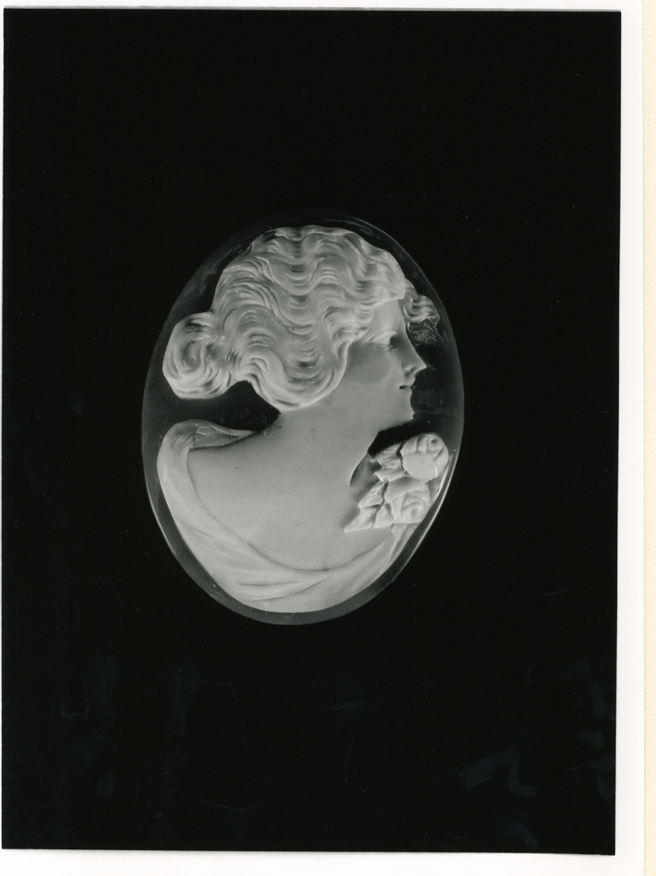 testa di donna (cammeo) - bottega napoletana (inizio sec. XX)