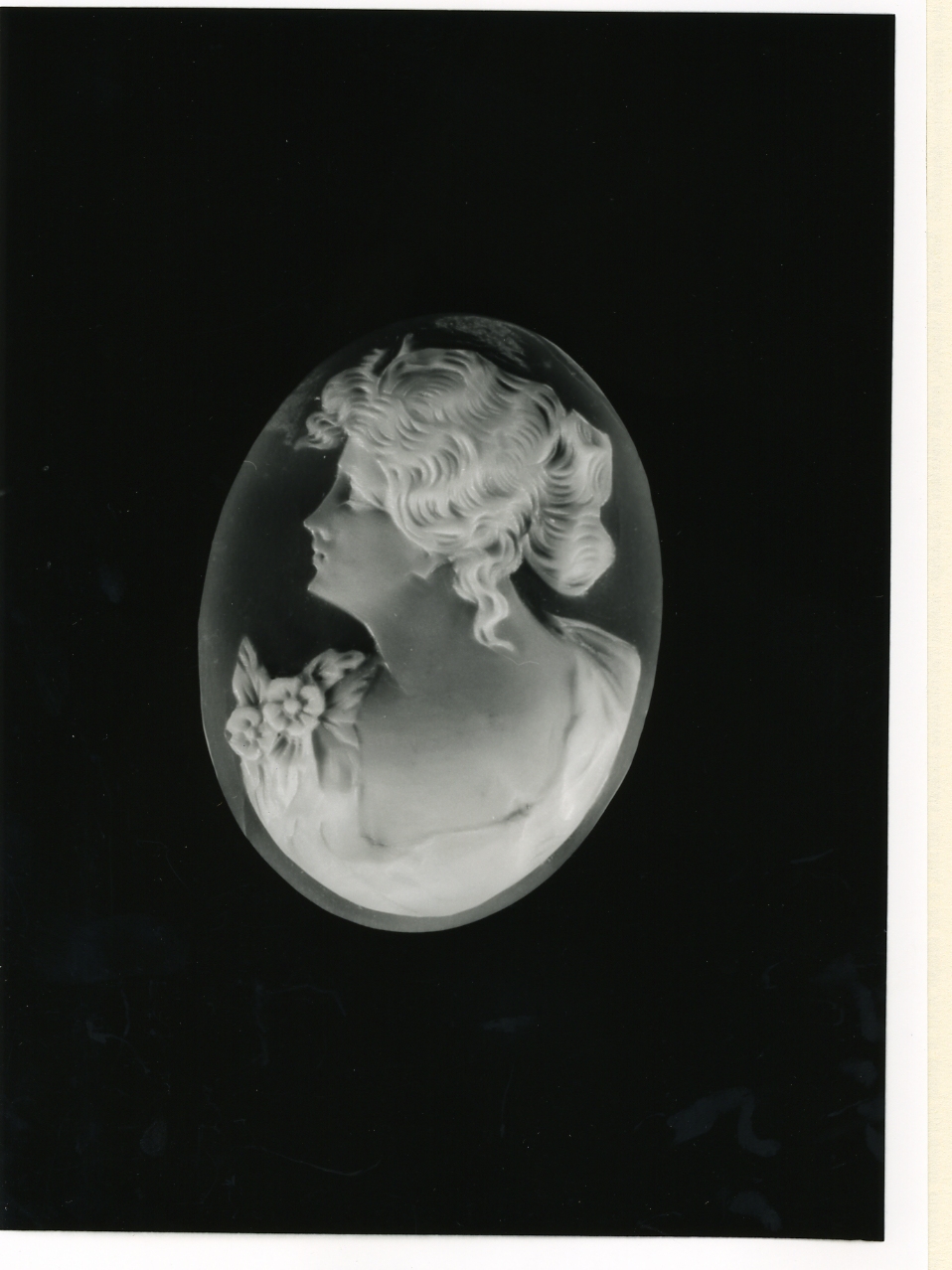 testa di donna (cammeo) - bottega napoletana (inizio sec. XX)