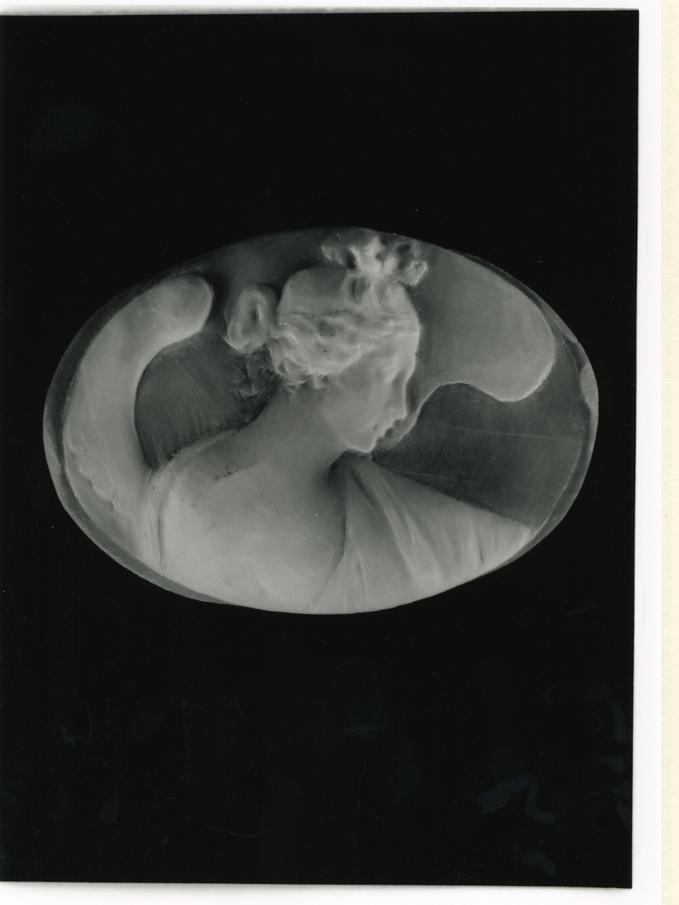 testa di donna (cammeo) - bottega napoletana (inizio sec. XX)