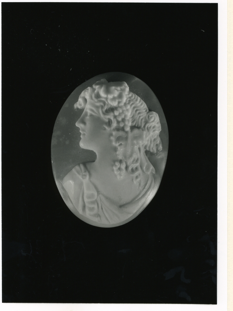 testa di donna (cammeo) - bottega napoletana (inizio sec. XX)