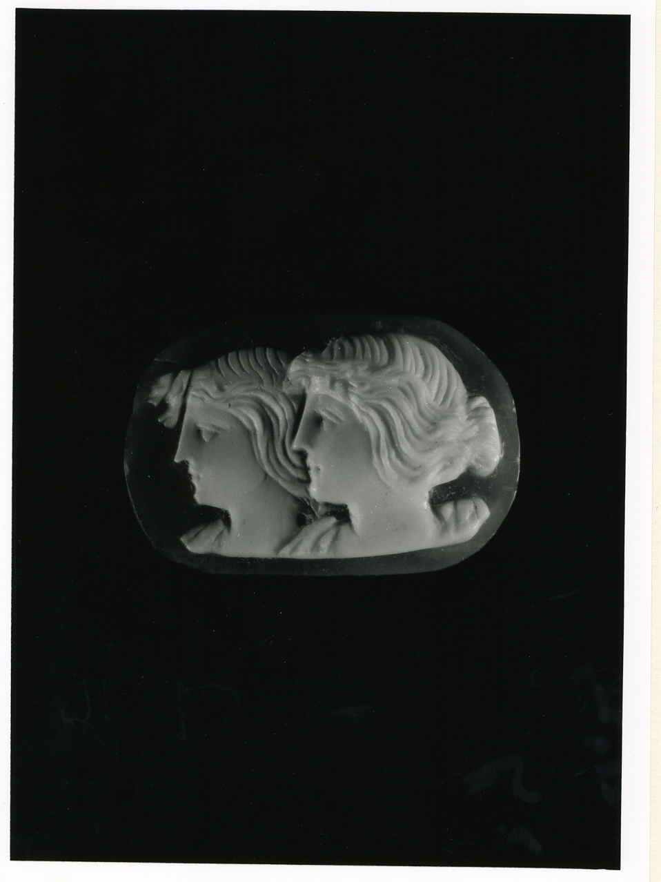 testa di donna (cammeo) - bottega napoletana (inizio sec. XX)