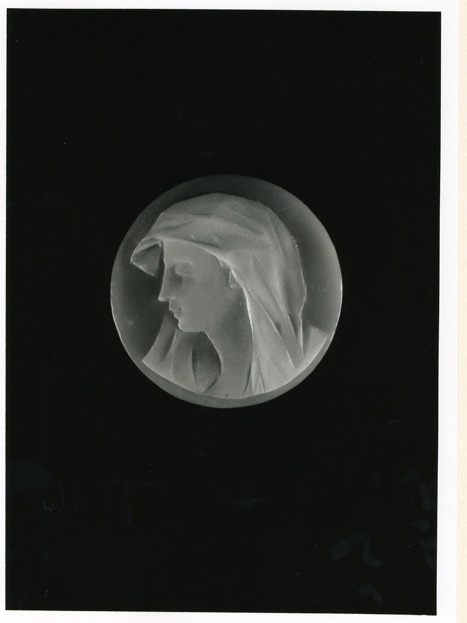 testa di donna (cammeo) - bottega napoletana (inizio sec. XX)