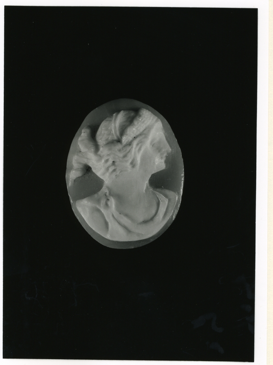 testa di donna (cammeo) - bottega napoletana (inizio sec. XX)