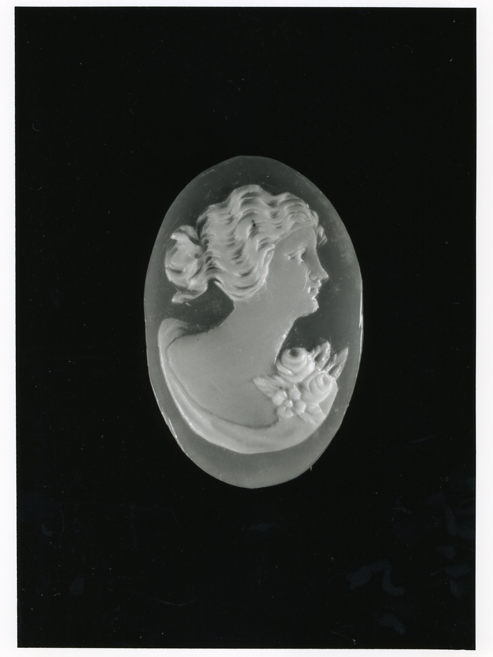 testa di donna (cammeo) - bottega napoletana (inizio sec. XX)
