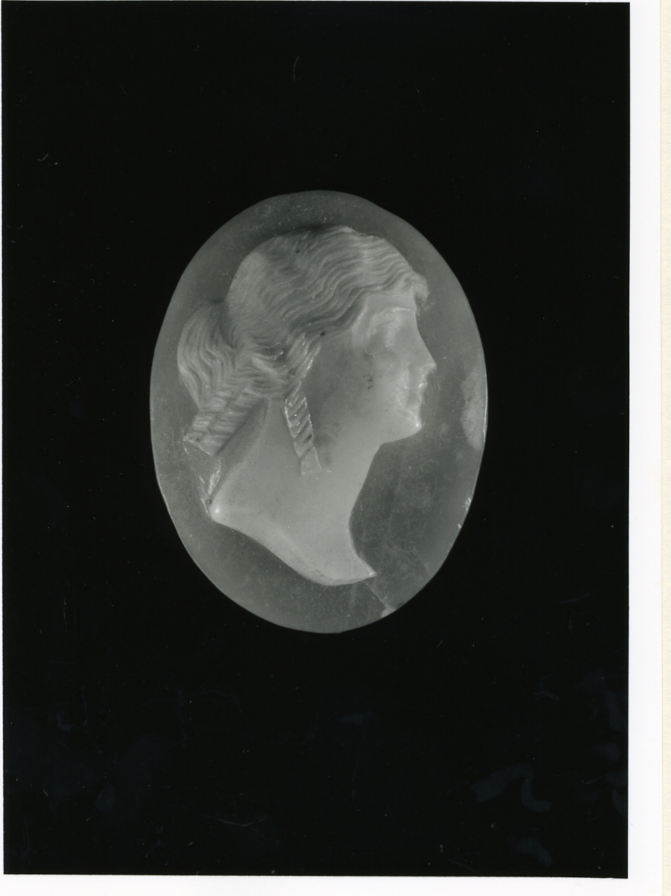 testa di donna (cammeo) - bottega napoletana (inizio sec. XX)