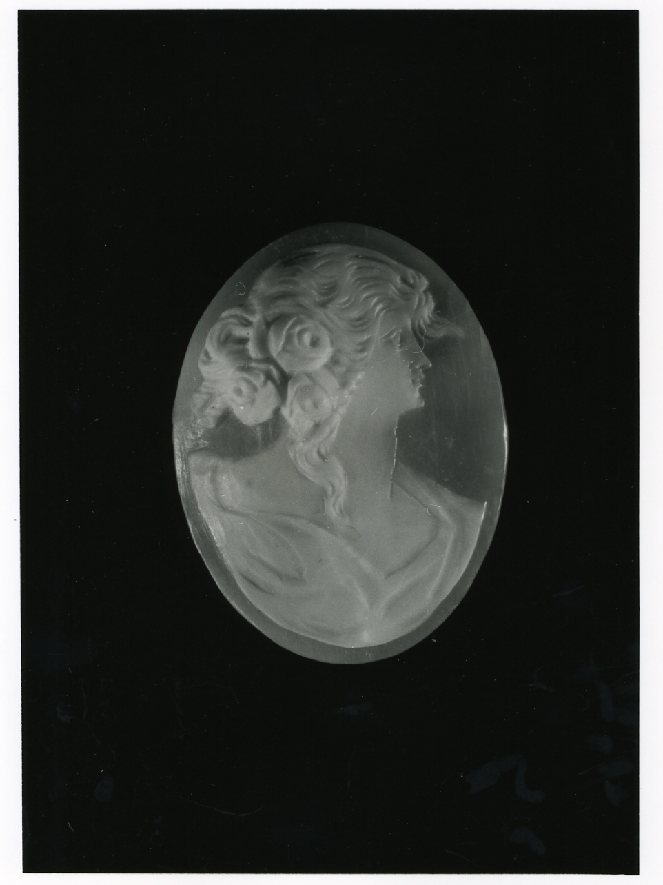 testa di donna (cammeo) - bottega napoletana (inizio sec. XX)
