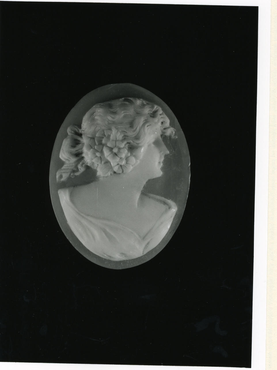 testa di donna (cammeo) - bottega napoletana (inizio sec. XX)