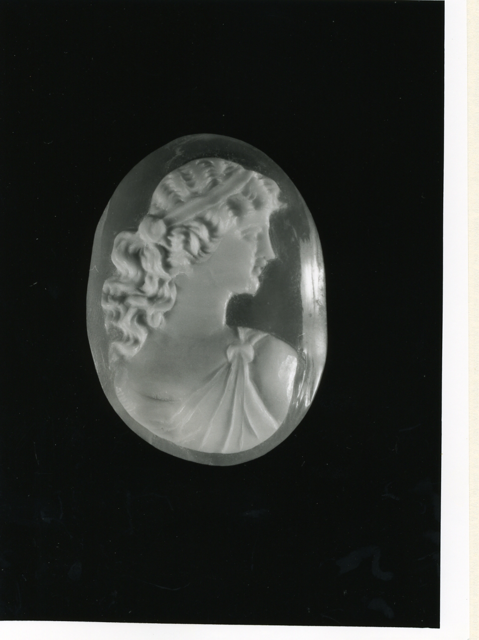 testa di donna (cammeo) - bottega napoletana (inizio sec. XX)