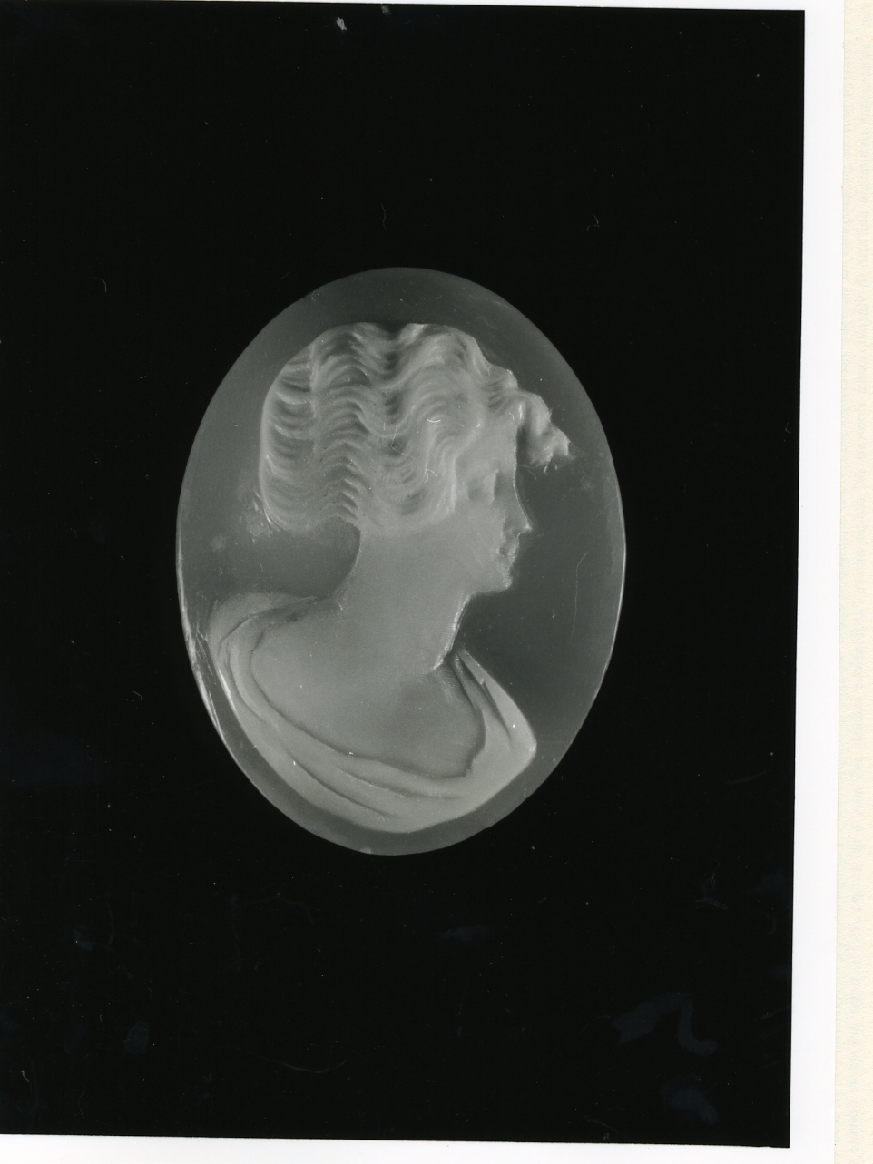 testa di donna (cammeo) - bottega napoletana (inizio sec. XX)