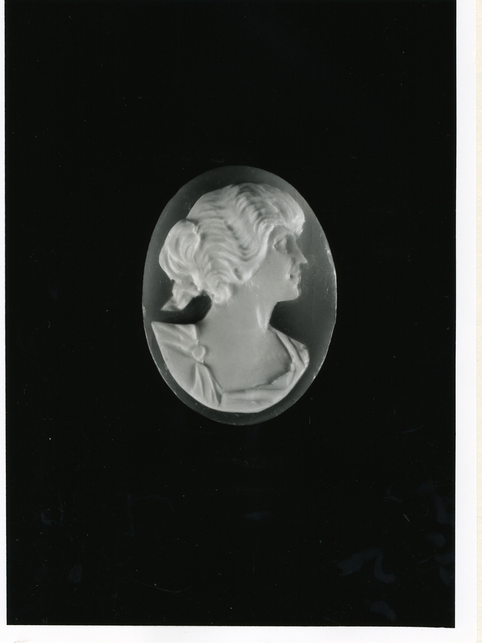 testa di donna (cammeo) - bottega napoletana (fine sec. XIX)