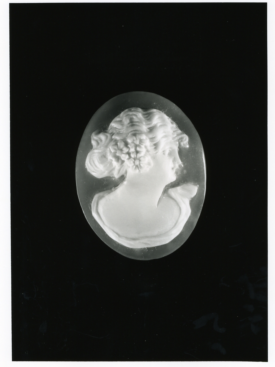 testa di donna (cammeo) - bottega napoletana (inizio sec. XX)