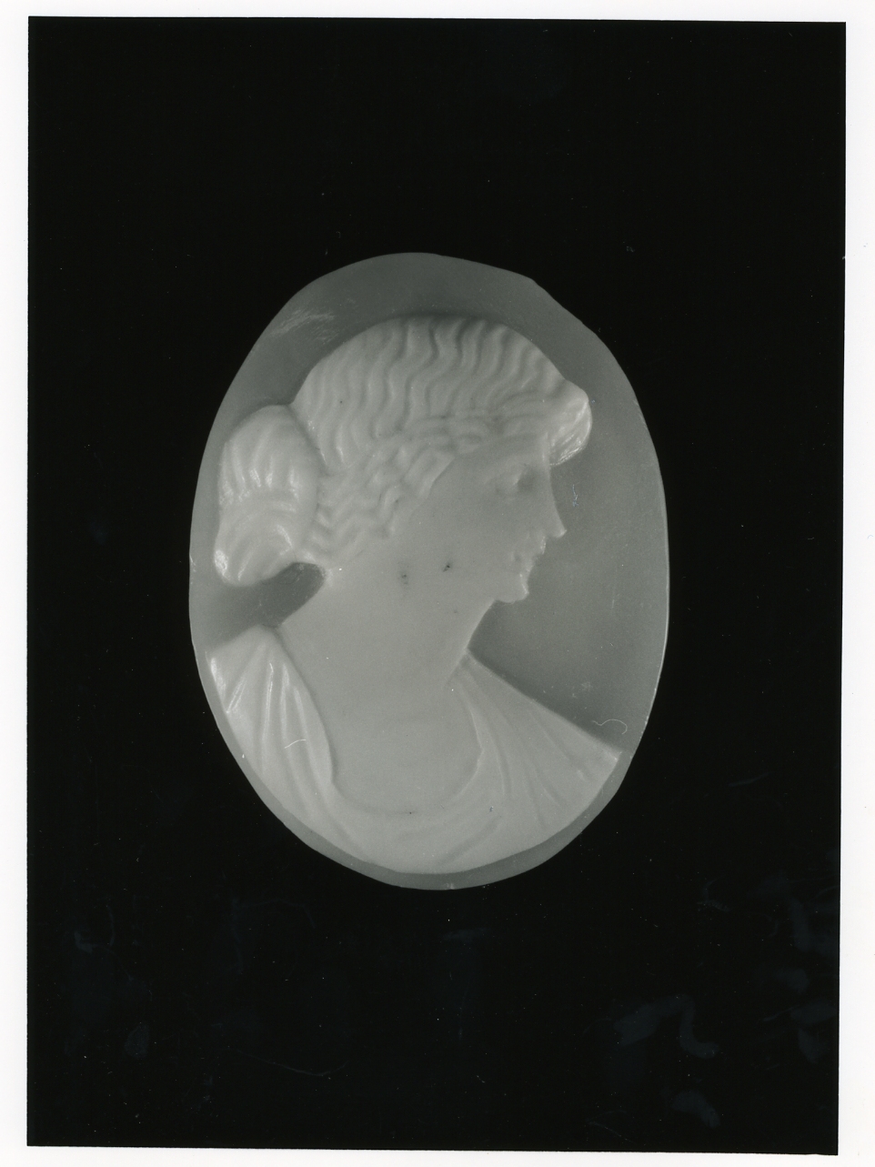 testa di donna (cammeo) - bottega napoletana (inizio sec. XX)