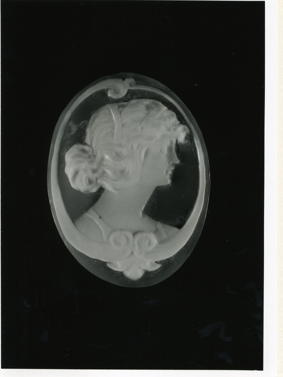 testa di donna (cammeo) - bottega napoletana (inizio sec. XX)
