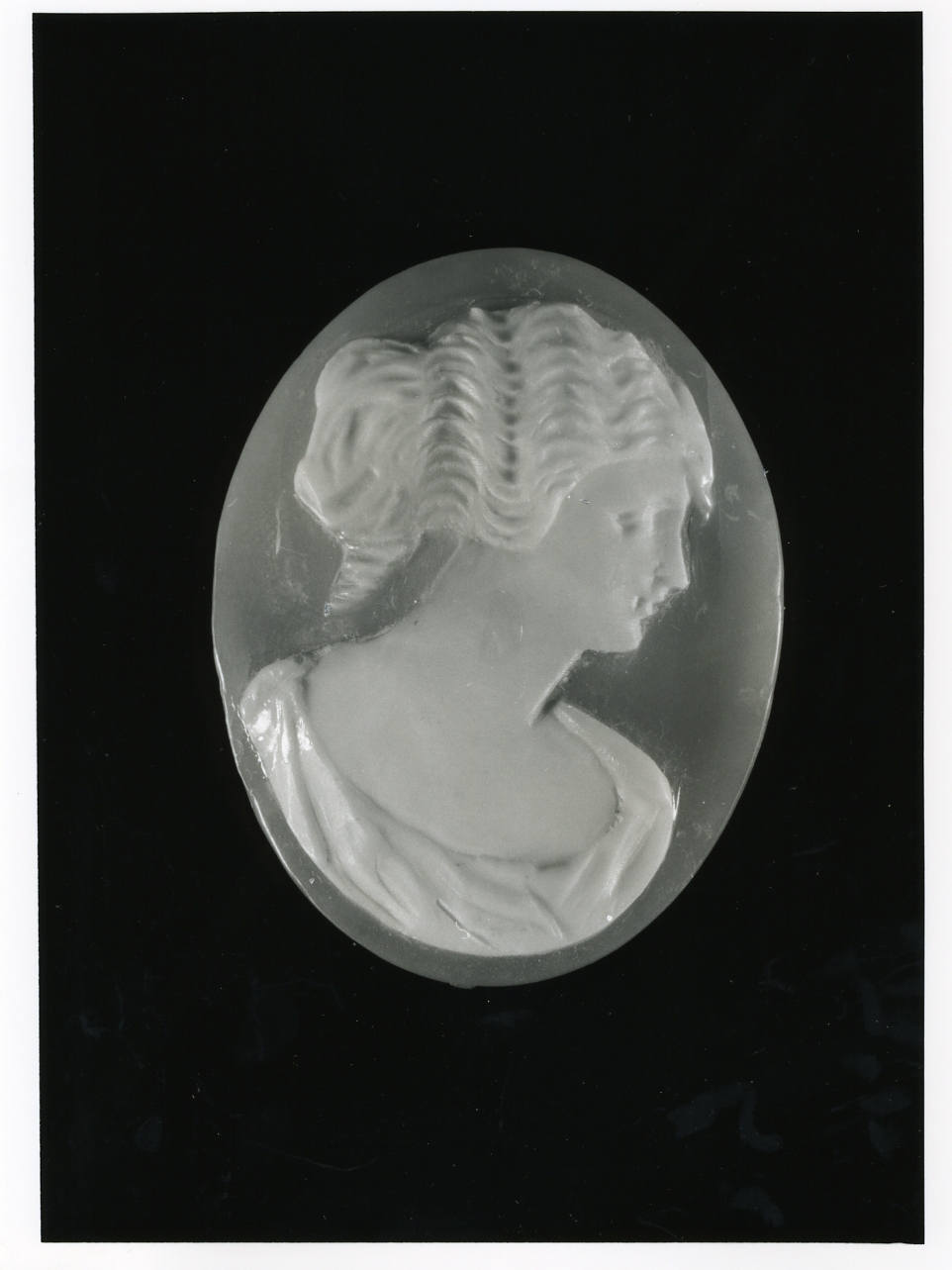 testa di donna (cammeo) - bottega napoletana (inizio sec. XX)