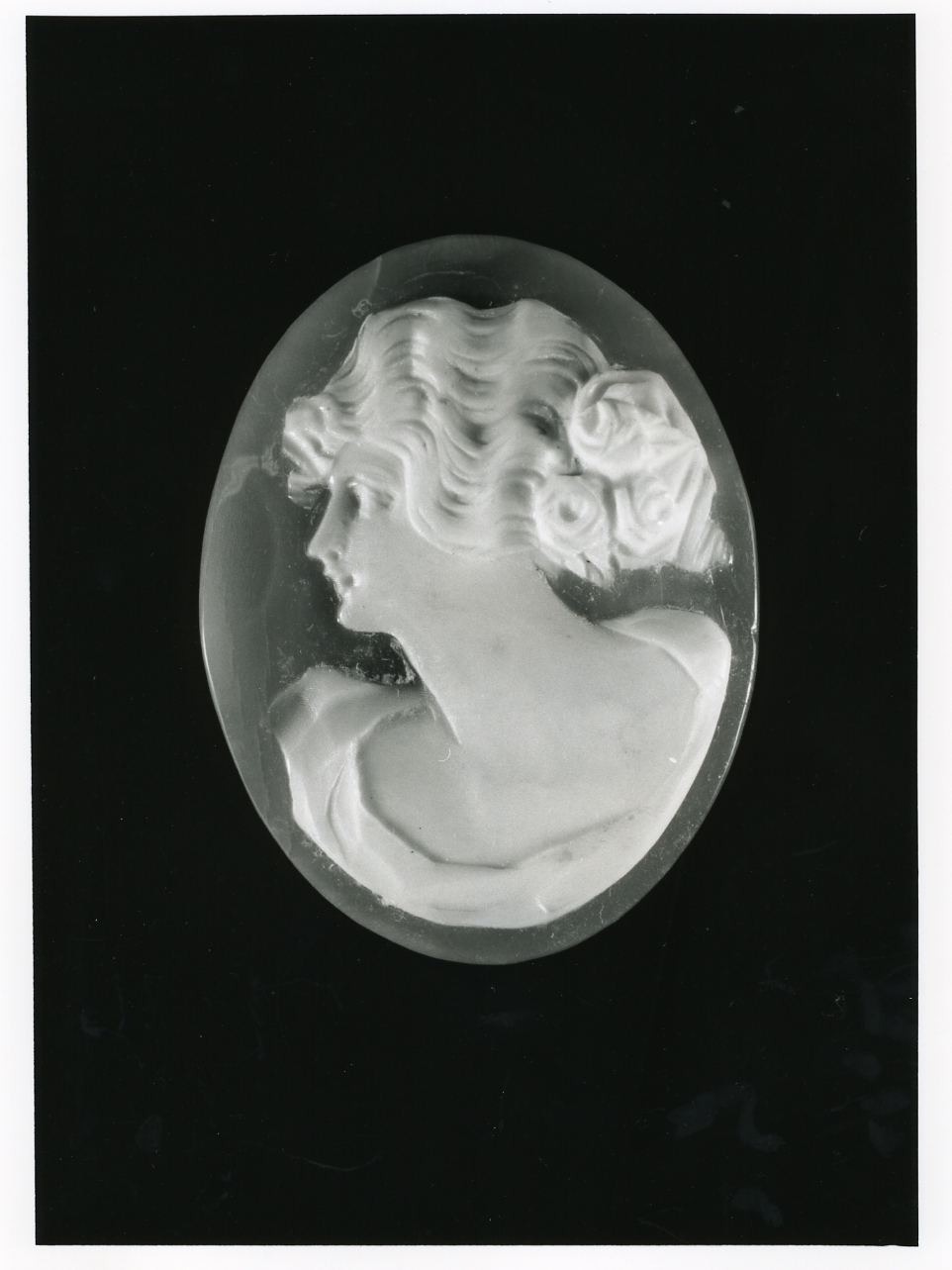 testa di donna (cammeo) - bottega napoletana (inizio sec. XX)
