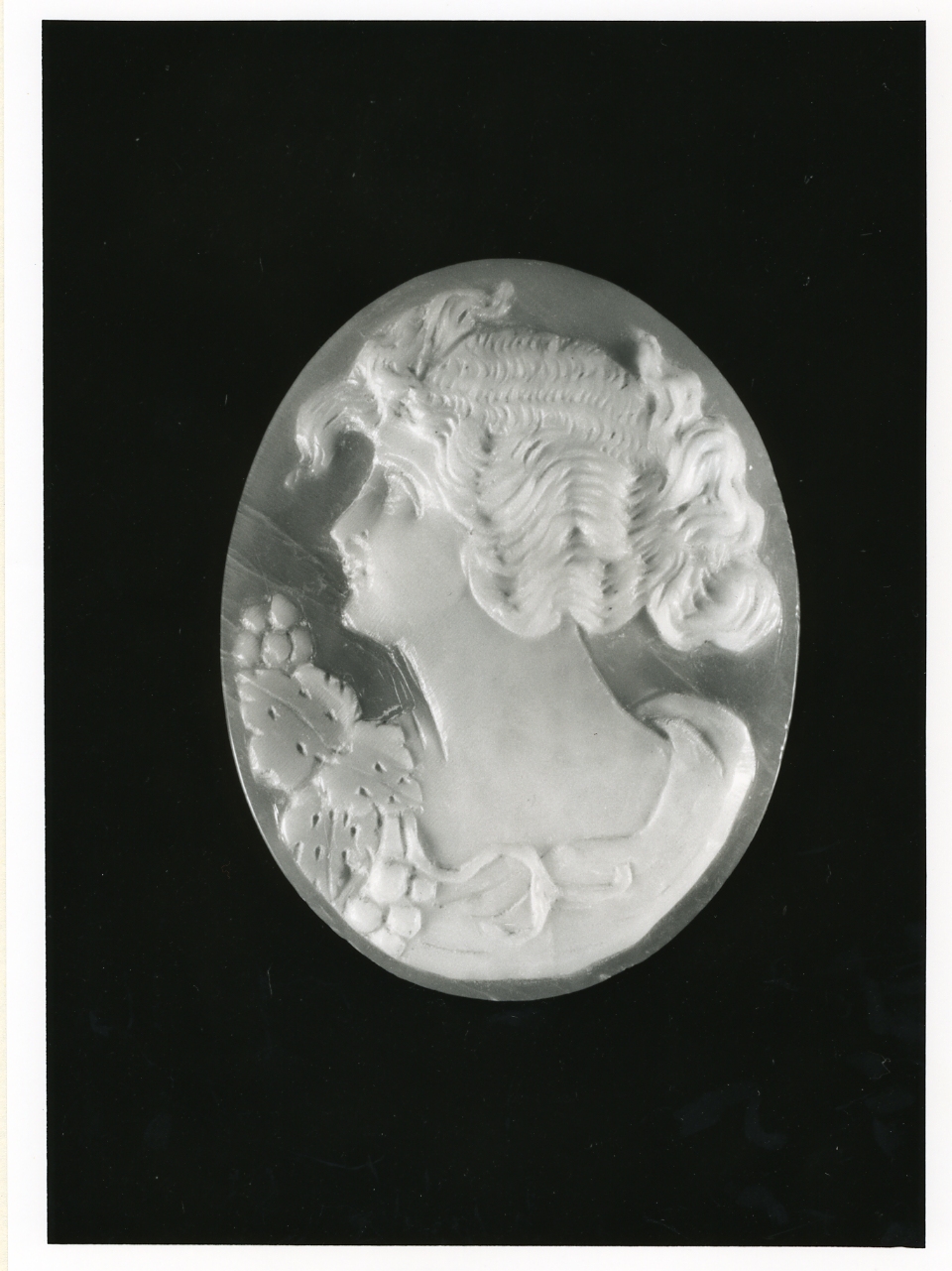 testa di donna (cammeo) - bottega napoletana (inizio sec. XX)