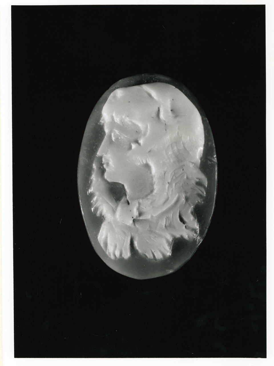 testa di donna (cammeo) - bottega napoletana (inizio sec. XX)