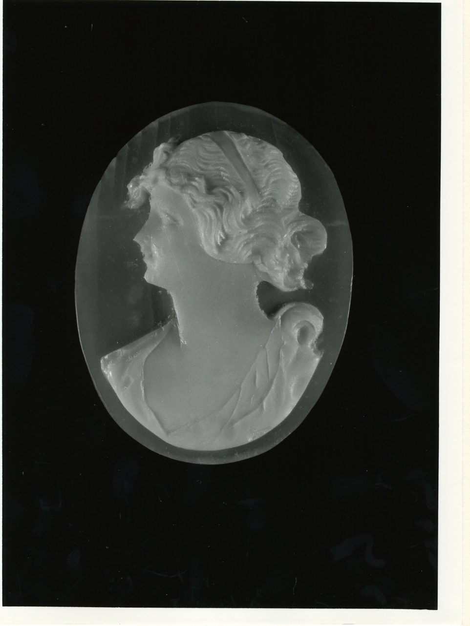 testa di donna (cammeo) - bottega napoletana (inizio sec. XX)