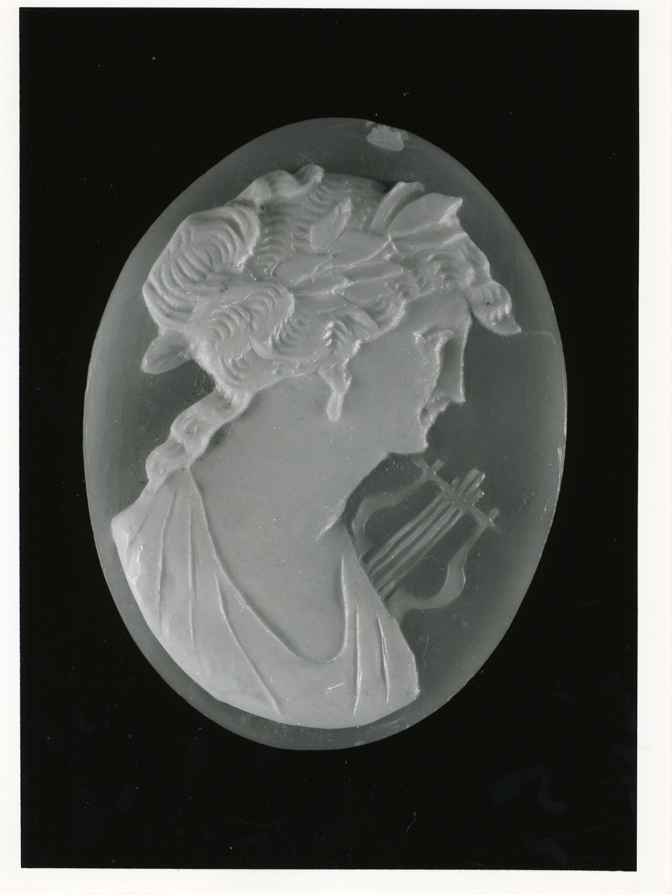 testa di donna (cammeo) - bottega napoletana (inizio sec. XX)