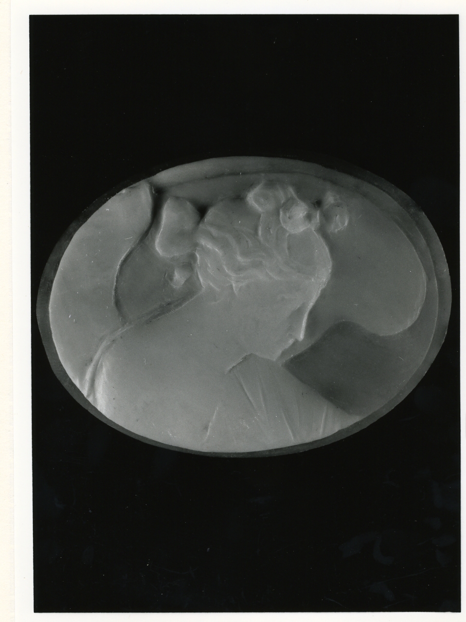 testa di donna (cammeo) - bottega napoletana (inizio sec. XX)