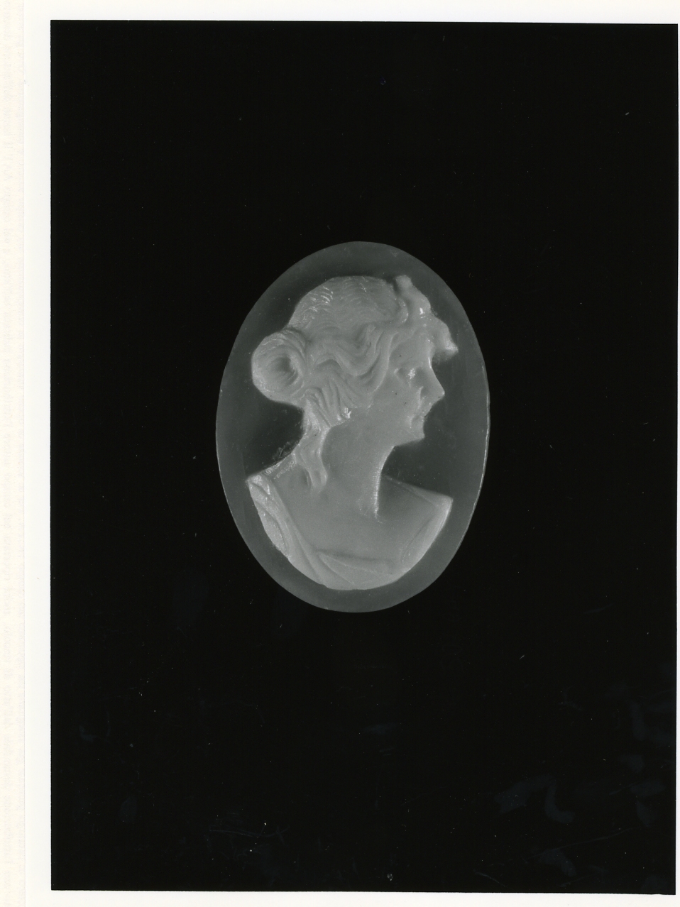 testa di donna (cammeo) - bottega napoletana (inizio sec. XX)