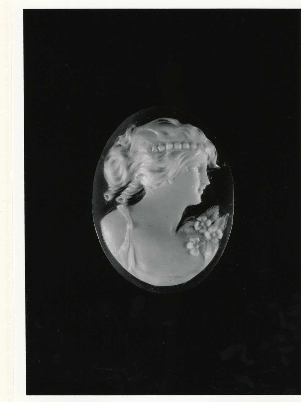 testa di donna (cammeo) - bottega napoletana (inizio sec. XX)