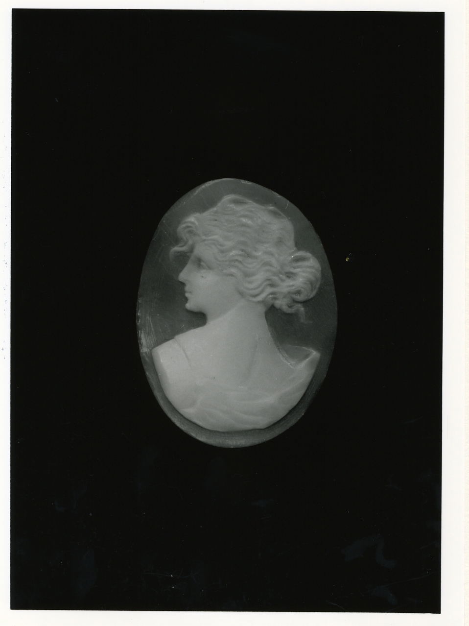 testa di donna (cammeo) - bottega napoletana (primo quarto sec. XX)