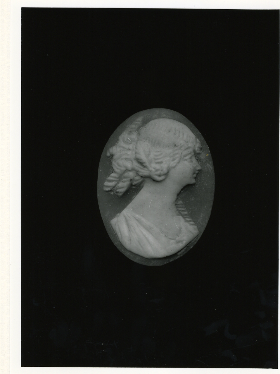 testa di donna (cammeo) - bottega napoletana (primo quarto sec. XX)
