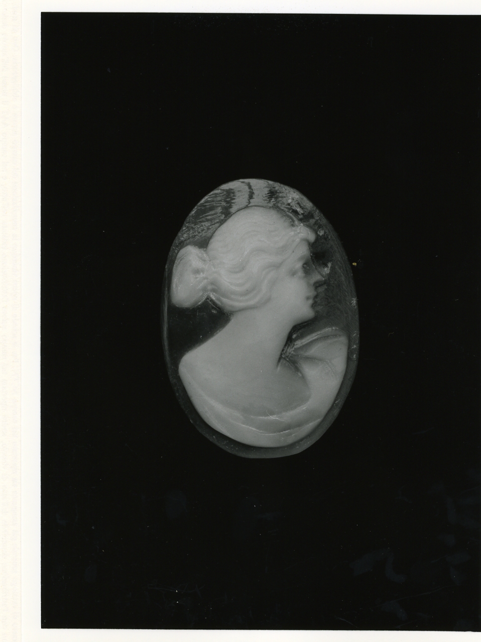 testa di donna (cammeo) - bottega napoletana (primo quarto sec. XX)